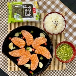 ม่อนดอง+ข้าวญีปุ่น+สาหร่ายห่อ