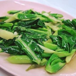 คะน้าผัดน้ำมันหอย