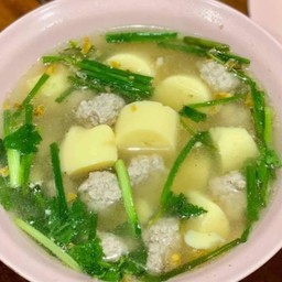 แกงจืดเต้าหู้หมูสับ s