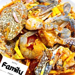 ยำมะม่วงปูม้า+กุ้งสดค่ะ