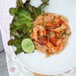 ข้าวผัดต้มยำกุ้ง