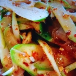 ตำมะม่วงข้าวคั่วปลาร้า