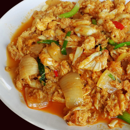 เนื้อปูผัดผงกะหรี่