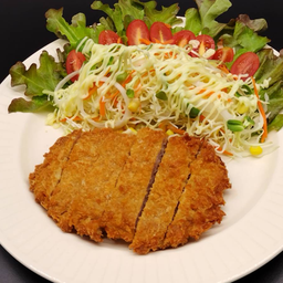 สลัดหมูทอด