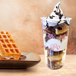 ไอศกรีมวาฟเฟิลซันเดย์ IceCream Waffle Sundae 3019