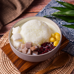 แปะก๊วยมะพร้าวเผือกกะทิ