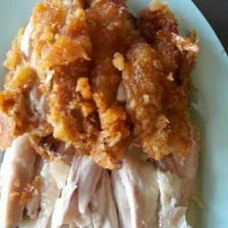 ข้าวมันไก่ตอน+ไก่ทอด