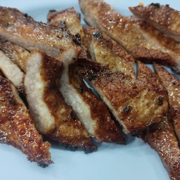 นมหมูทอด