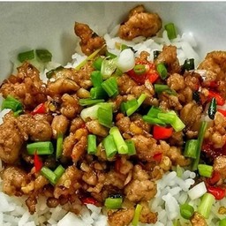 หมูสับคั่วพริกเกลือ