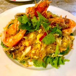 วุ้นเส้นคั่วกุ้ง แชบ๊วย