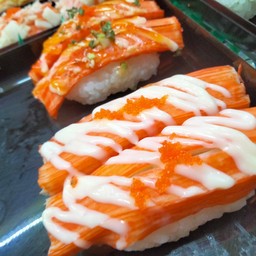 ข้าวปั้นปูอัดมายองเนส