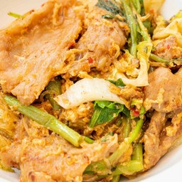 สุกี้แห้ง ไก่-หมู