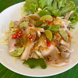 หมูสามชั้นสไลด์แซ่บมะนาว