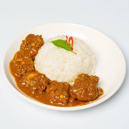 แกงพริกกระดูกหมูราดข้าว