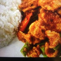 ข้าวพริกแกงไก่