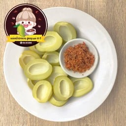 มะม่วงเบาใต้ดองเกลือติดเปลือก เปรี้ยวเค็ม ไม่ใส่สารเคมี