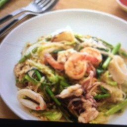 สุกี้แห้งทะเล