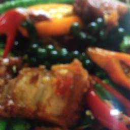 ข้าวขี้เมาหมูกรอบ