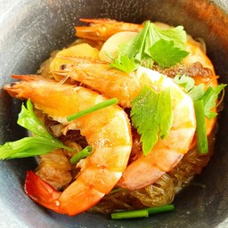กุ้งอบวุ้นเส้น