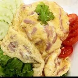 ข้าวไข่ข้นแฮม