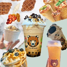 หมีพ่นไฟ the fire bear ปฐมพร (ย้ายไปตรงทางออกโรงพยาบาลธนบุรี ชุมพร)