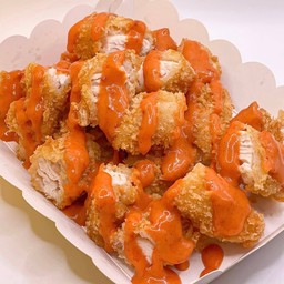 ไก่ทอดซอสพิซซ่า