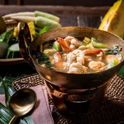 แกงเลียงชาวสวนกุ้งสด