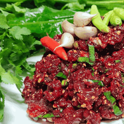 ย่างให้หมูดาดกระทะร้อน