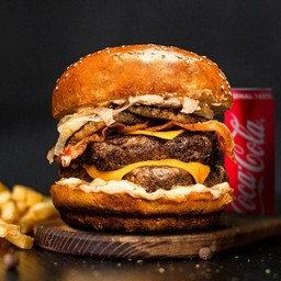 The Heart Attack Burger Combo