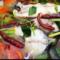 ต้มยำปลานิล น้ำใสใบกระเพรา