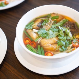 ต้มส้มปลาช่อนทอด