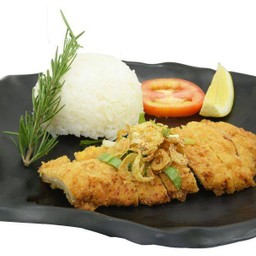 19 ข้าวยำไก่ทอด