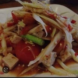 ตำปลาร้าหมูยอ