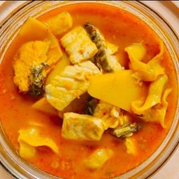 แกงเหลืองปลากะพง ถ้วย