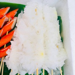 เห็ดหูหนูขาวเสียบไม้