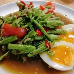 ตำถั่วไข่ต้ม