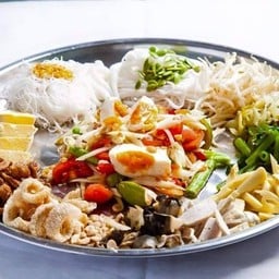 ตำไทยไข่เค็มถาด