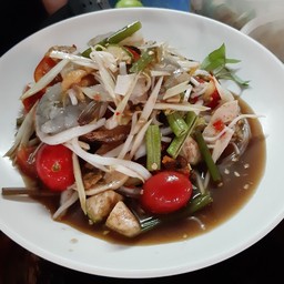 ตำมั่วกุ้งดิบ