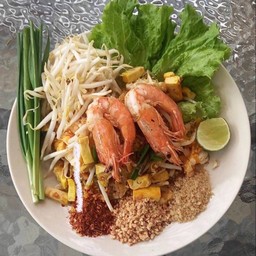 ผัดไทยกุ้งสด