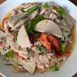 ยำหมูยอ วุ้นเส้น