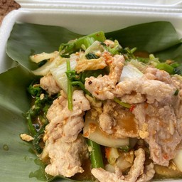 สุกี้หมู  แห้ง