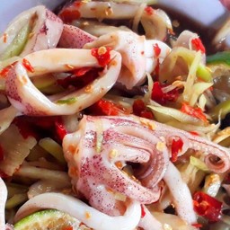 ตำปลาหมึก