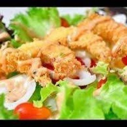 46 กุ้งทอดซอสวาซาบิ