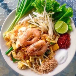 ผัดไทยวุ้นเส้นกุ้ง