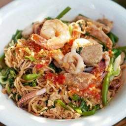 ข้าวคลุกกะปิ เจ้าแรก เซฟวันGo.ศรีสมาน