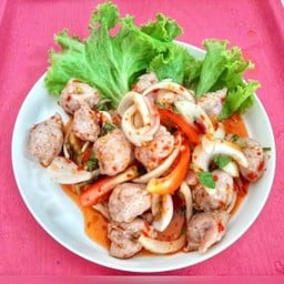 ยำหมูเด้ง