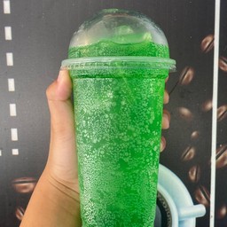 น้ำเขียวแฟนต้า(ใส่แก้ว)