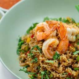 ข้าวผัดมันกุ้ง