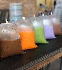 ชาดำเย็นถุงกระดาษ iced black tea paper bag 冰红茶纸袋