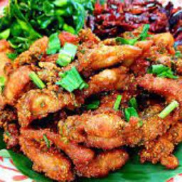 หมูสามชั้นคลุกฝุ่น